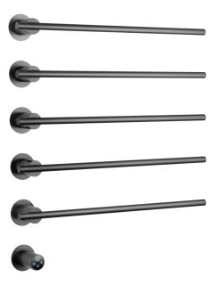 Полотенцесушитель электрический встраиваемый Wonzon & Woghand Dortmund WW-A365-GM 58x70 см с внутренней частью тёмный графит